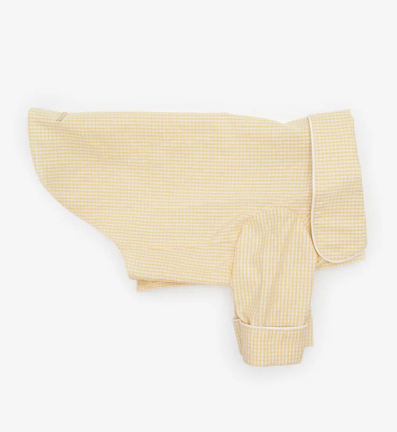 Сорочка CHOUCHOU з кантом для собак жовта