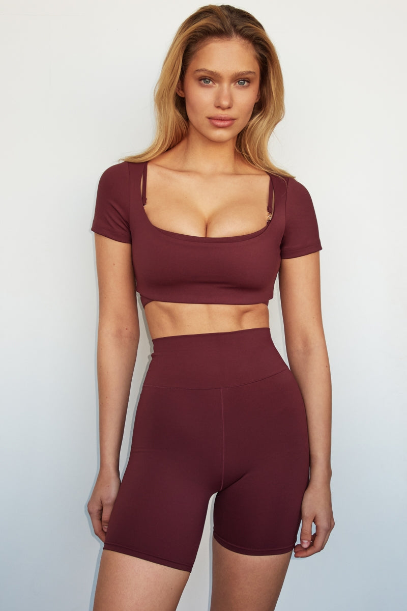 Short Sleeve Crop Top