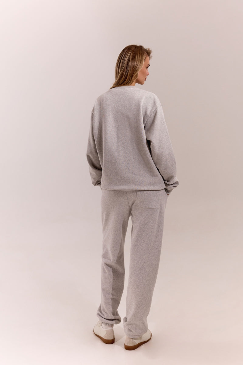 Signature Embroidered Sweatpant - Grey