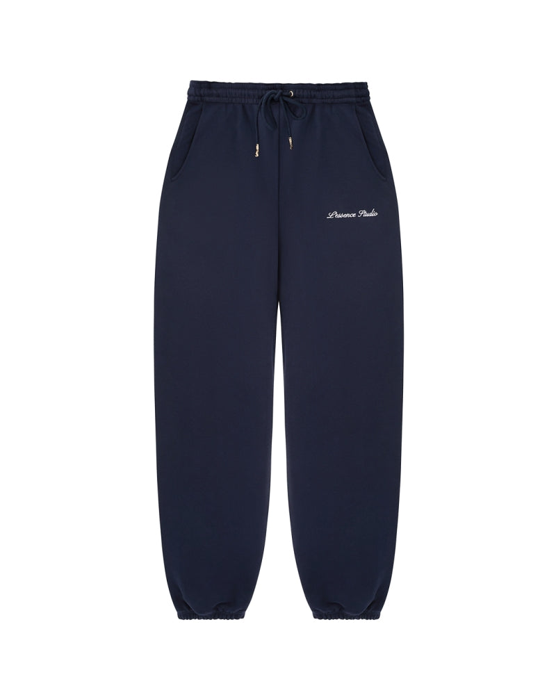 Signature Embroidered Sweatpant - Navy