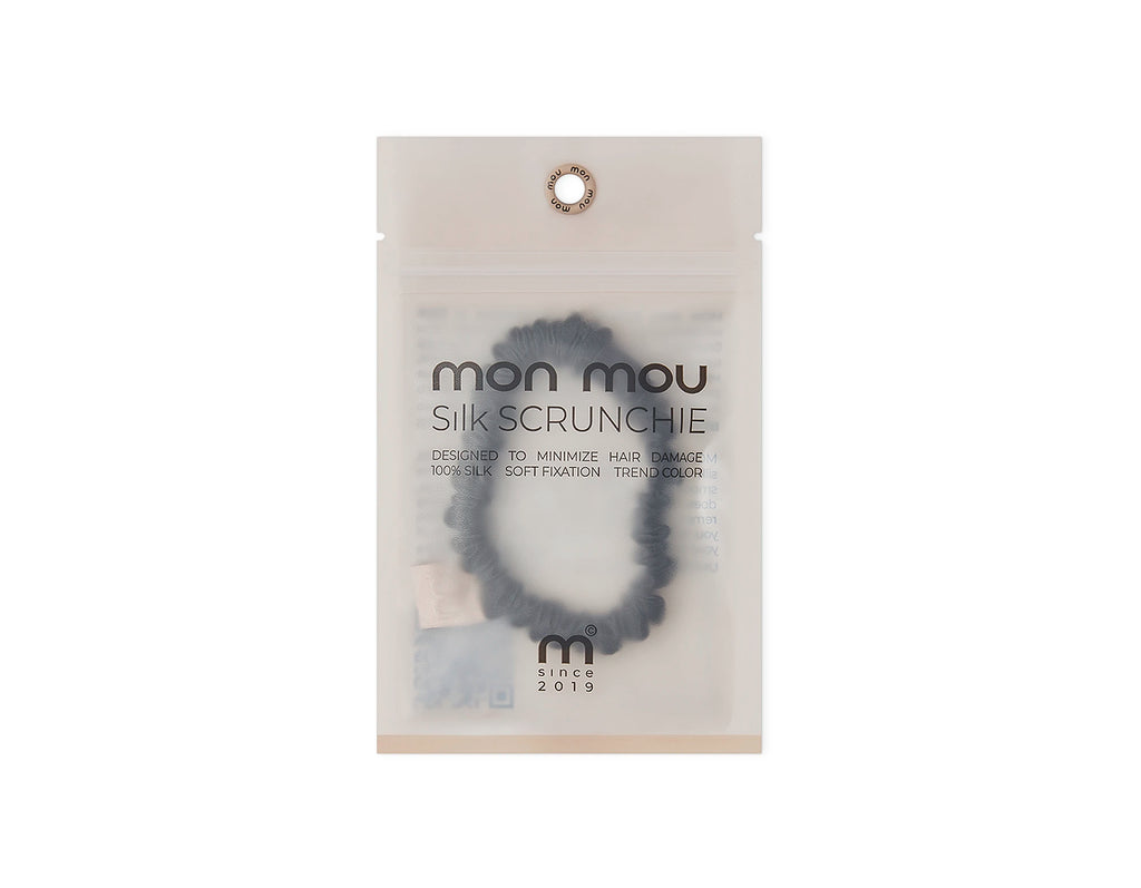 SILK SLIM SCRUNCHIE тонка шовкова резинка