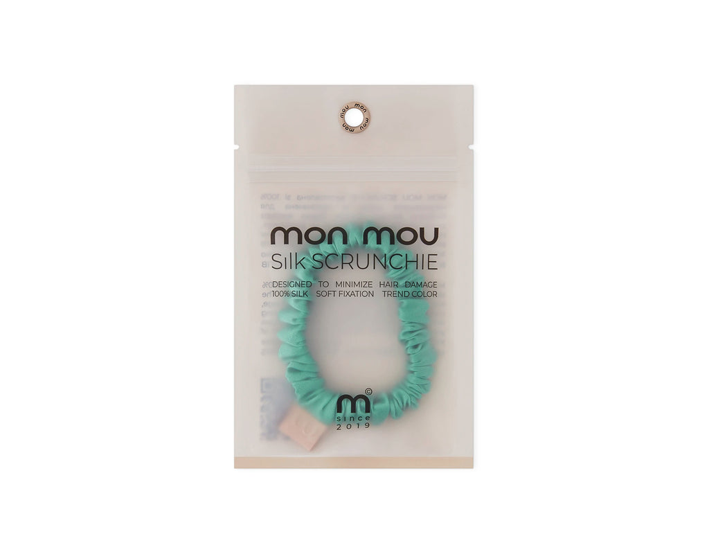 SILK SLIM SCRUNCHIE тонка шовкова резинка
