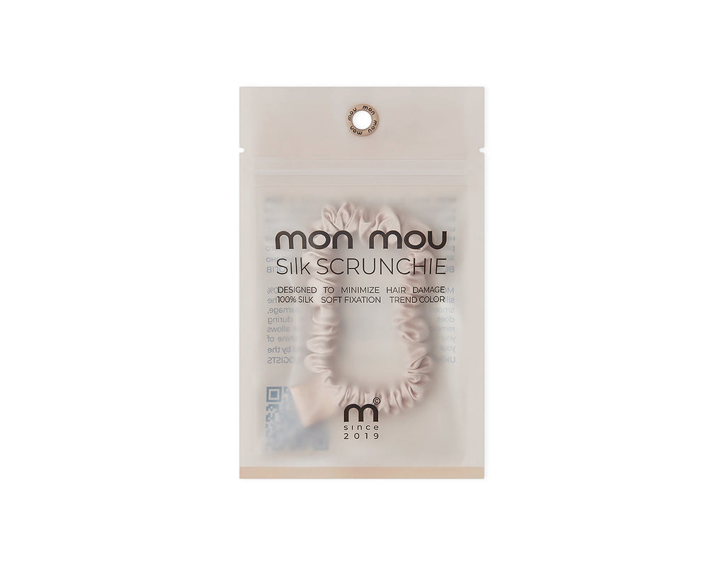 SILK SLIM SCRUNCHIE тонка шовкова резинка