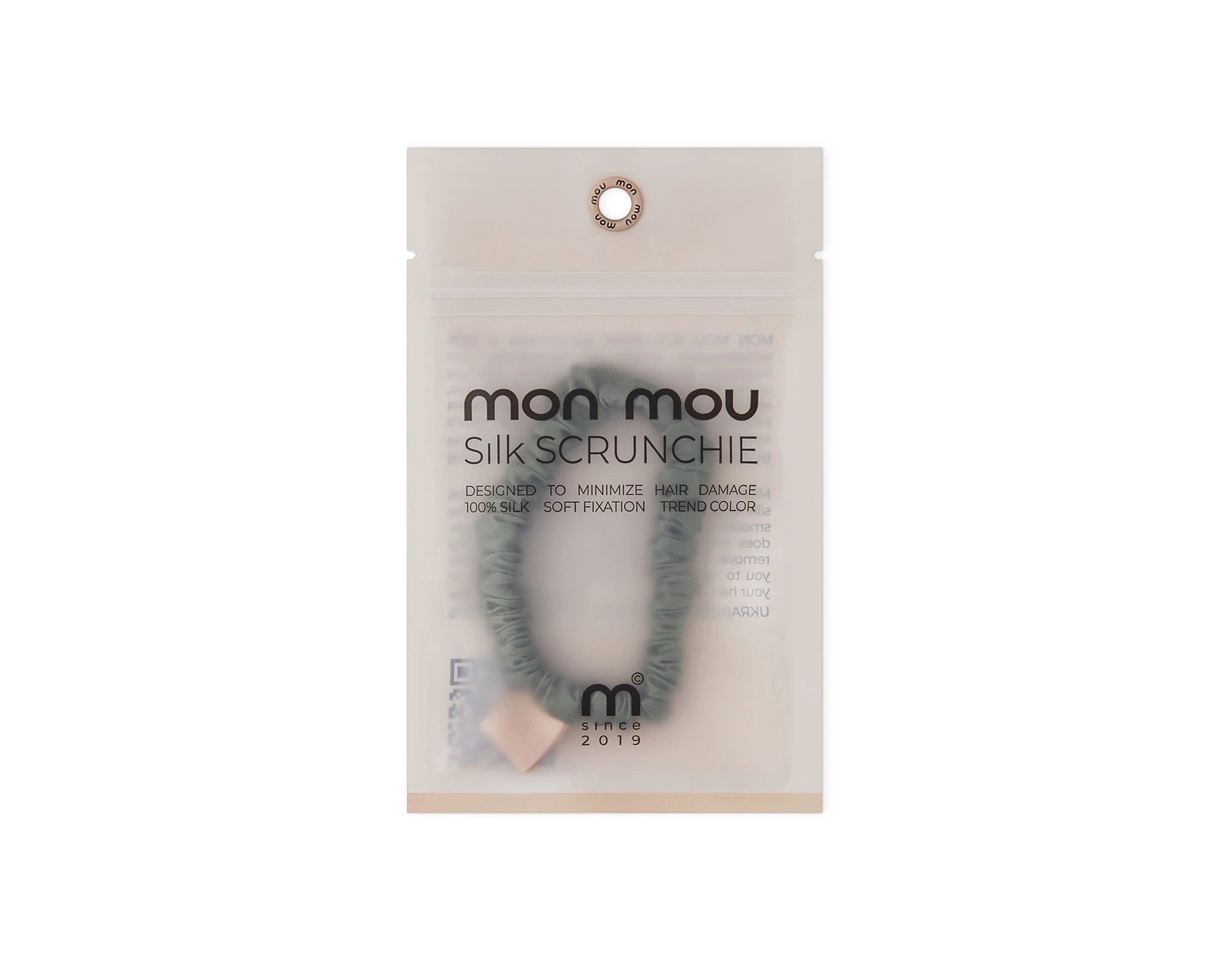 SILK SLIM SCRUNCHIE тонка шовкова резинка