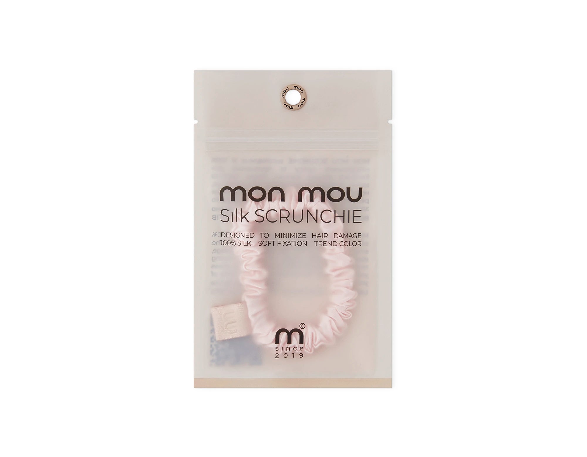 SILK SLIM SCRUNCHIE тонка шовкова резинка
