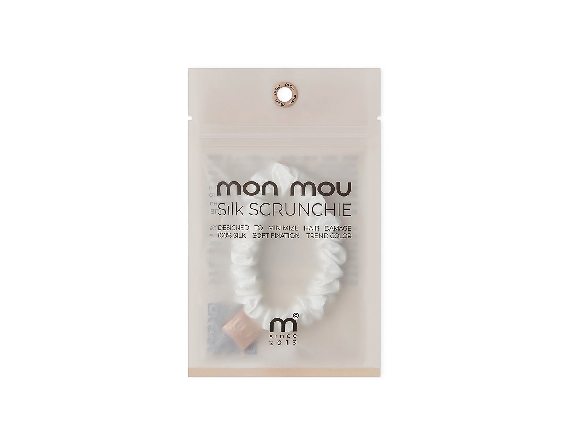 SILK SLIM SCRUNCHIE тонка шовкова резинка