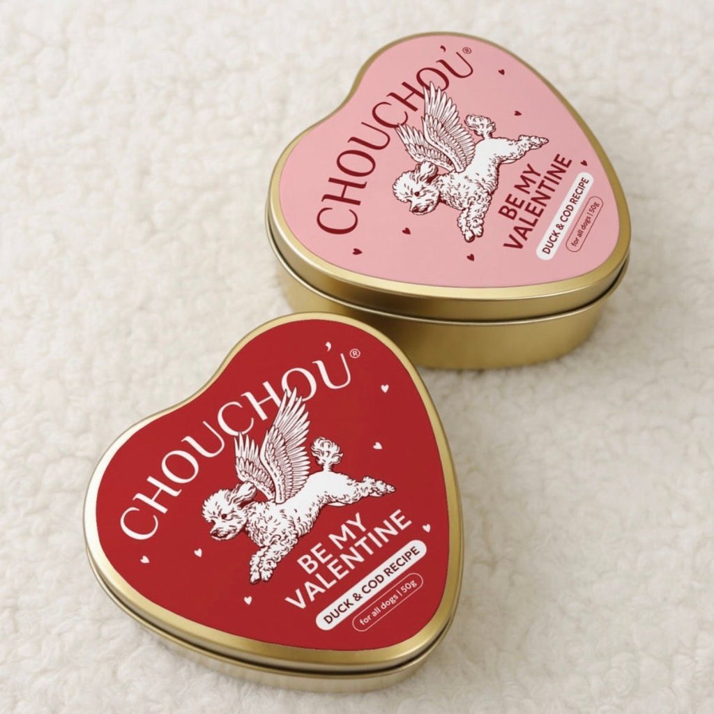 Dog treats 50g, Duck & Cod Valentine 