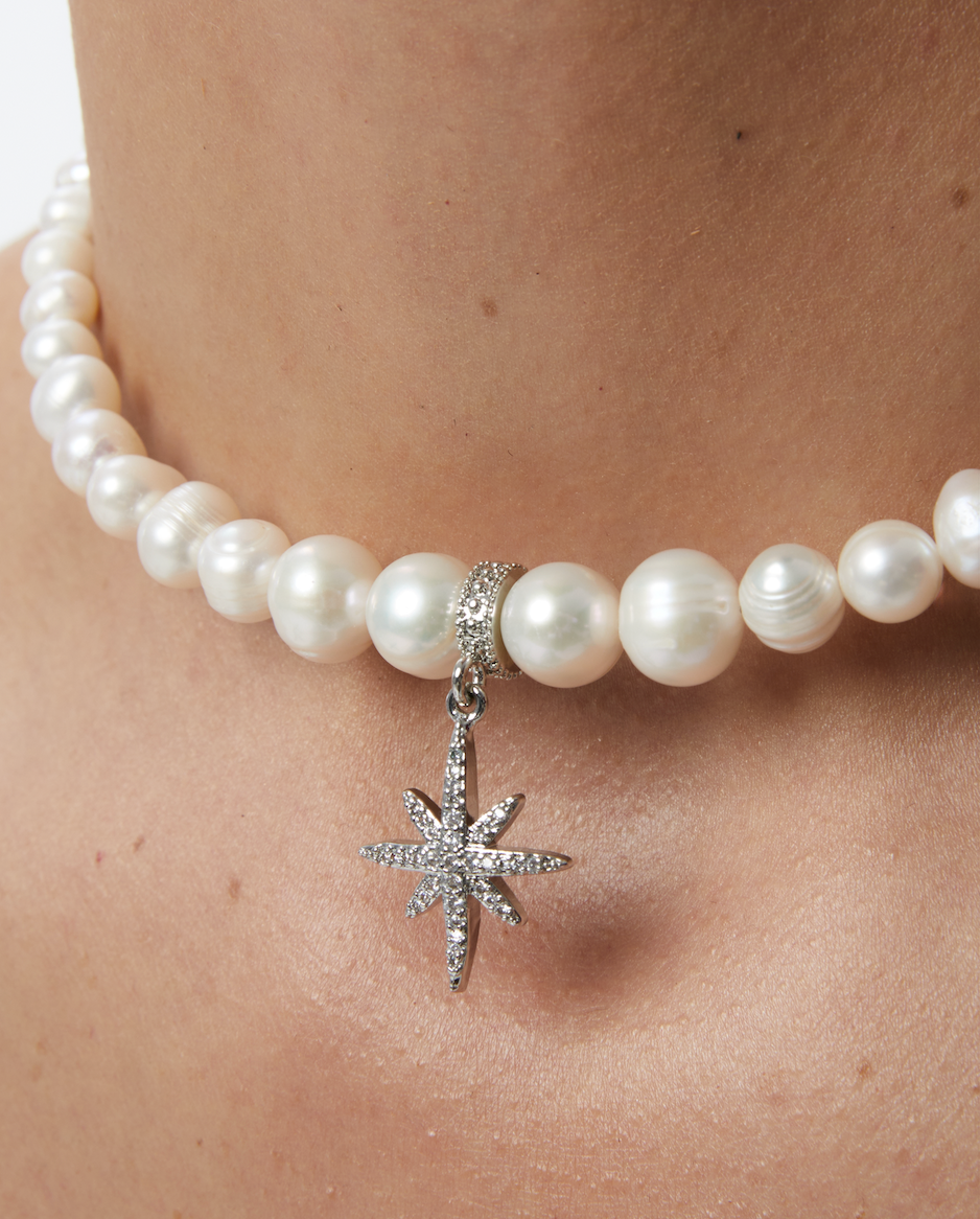 PEARLS CHOKER WITH "MORNING STAR" - фото 10
