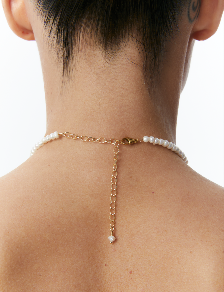 PEARLS CHOKER WITH "MORNING STAR" - фото 4