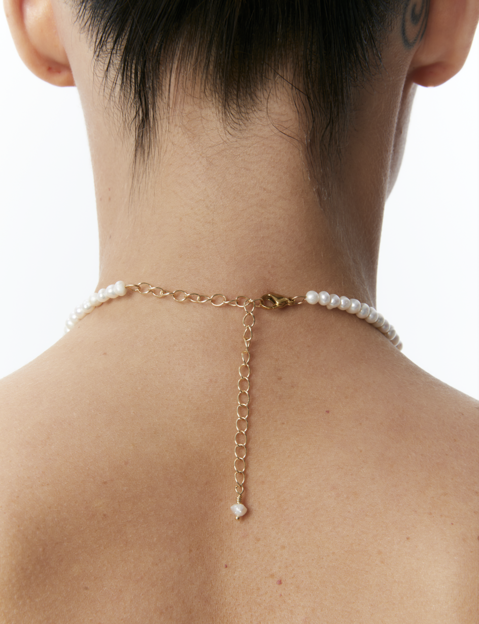 PEARLS CHOKER WITH "MORNING STAR" - фото 4