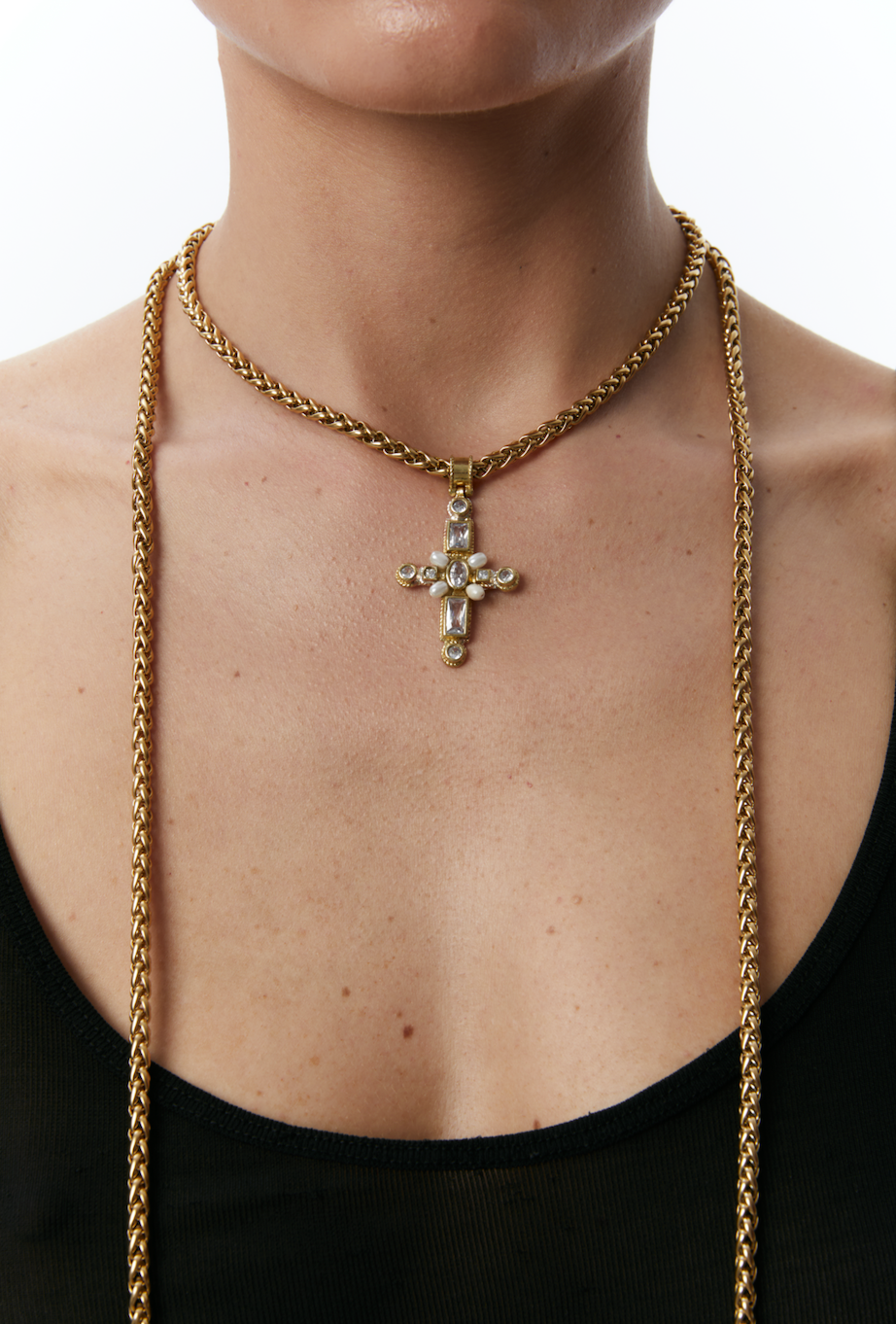 "TAMAR" CROSS NECKLACE - фото 3