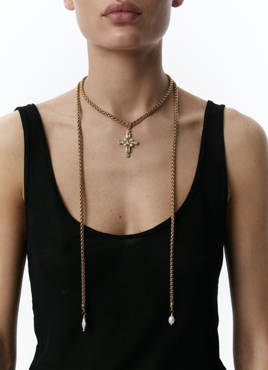 "TAMAR" CROSS NECKLACE - фото 2
