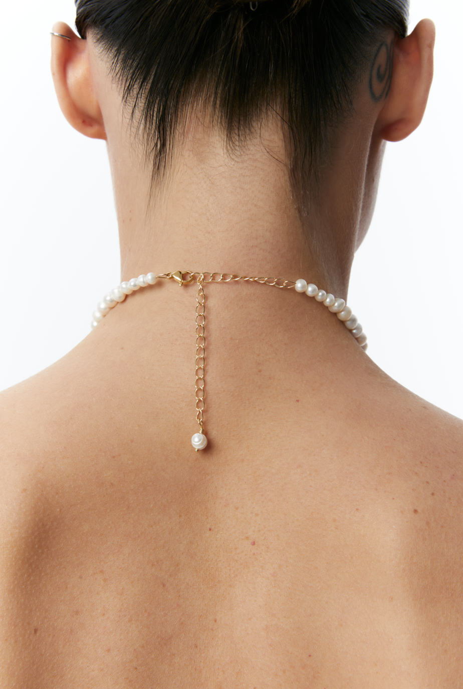 PEARLS CHOKER WITH CHAIN - фото 5