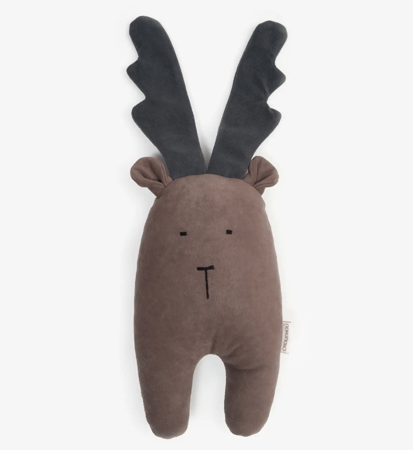 Іграшка CHOUCHOU м'яка для собак Лосенятко "Олаф" зі звуком шарудіння у вушках