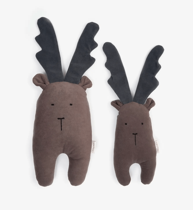 Іграшка CHOUCHOU м'яка для собак Лосенятко "Олаф" зі звуком шарудіння у вушках