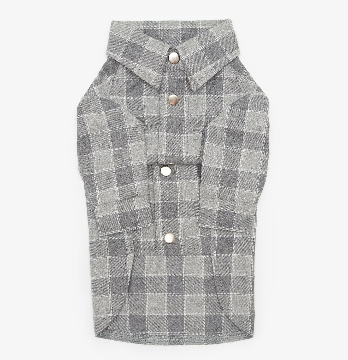 CHOUCHOU checkered shirt for dogs beige