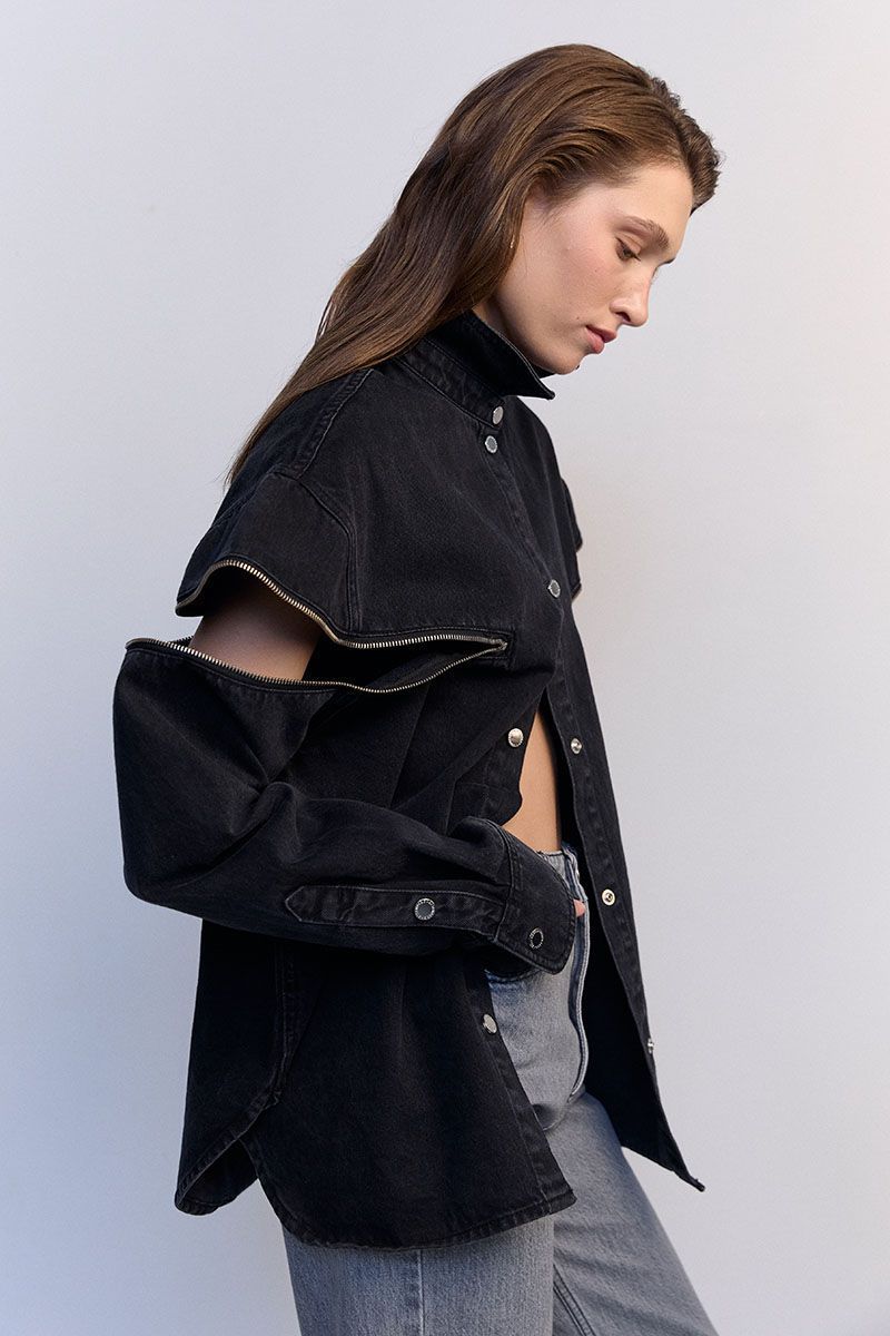 Сорочка Zip Black - фото 1