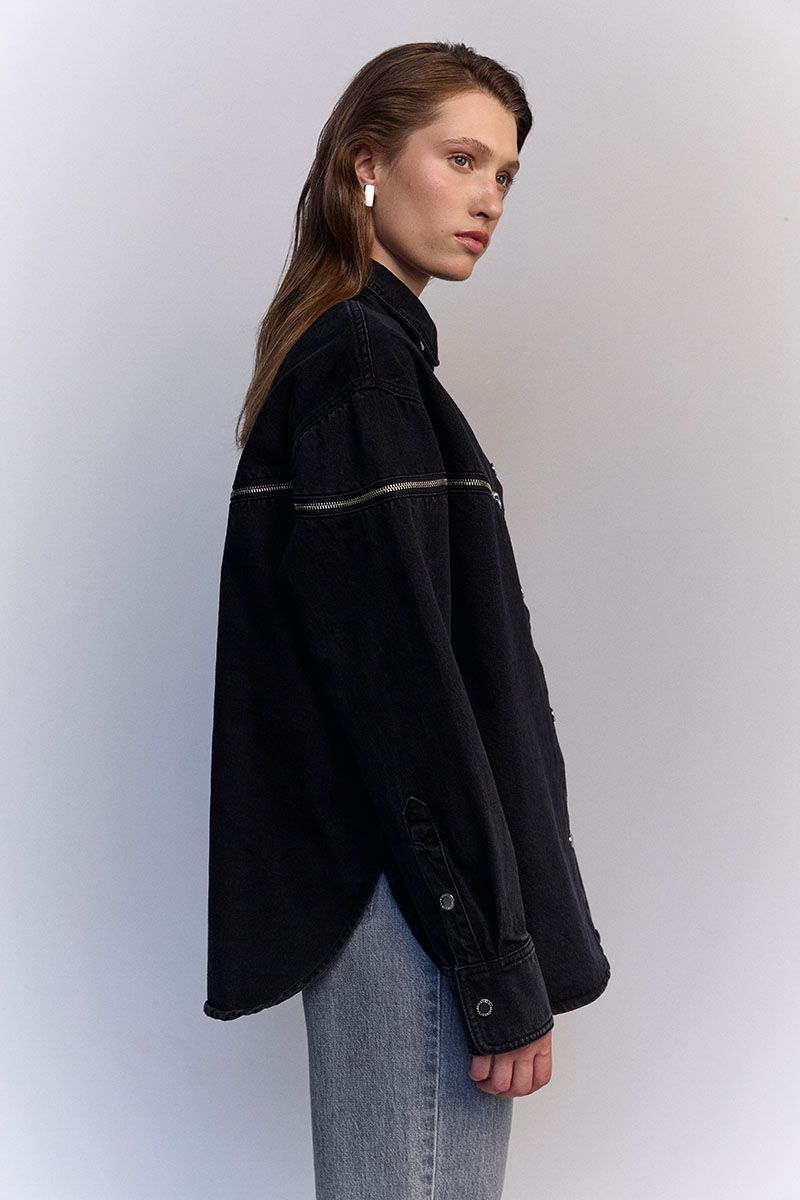 Сорочка Zip Black - фото 5