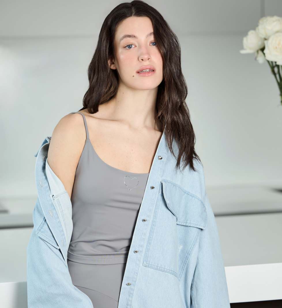 Майка Wild Hearts спортивна Grey
