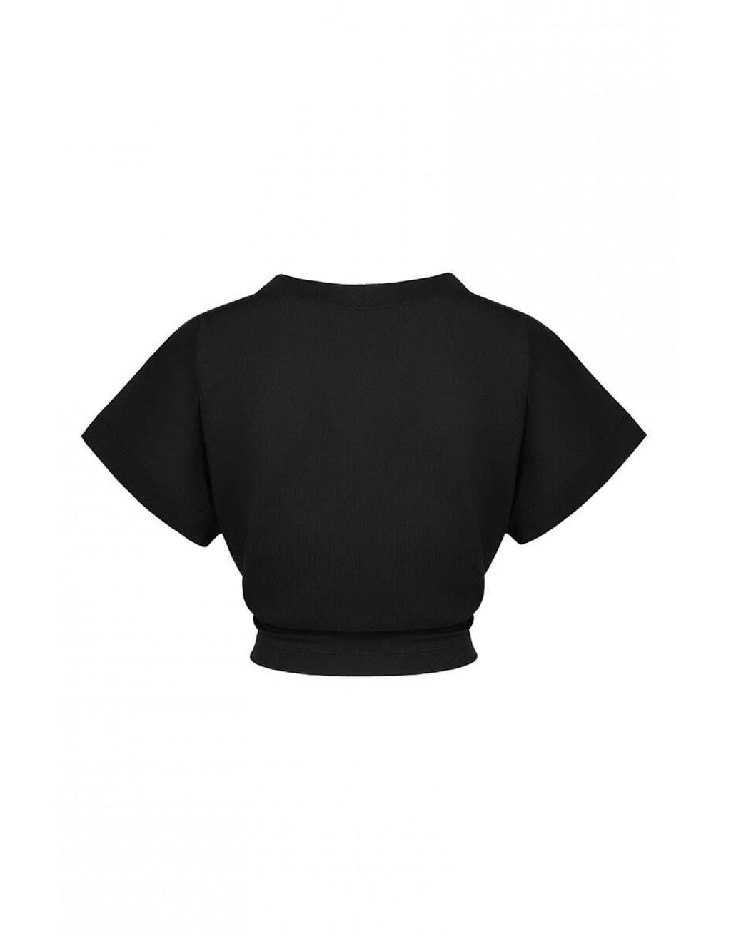 Knot-front t-shirt