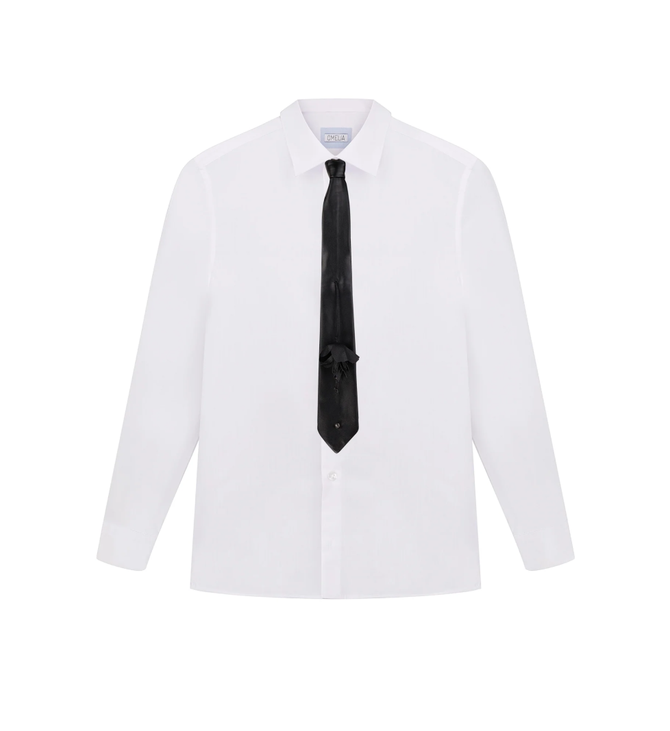 Краватка OMELIA з пірсингом 07B