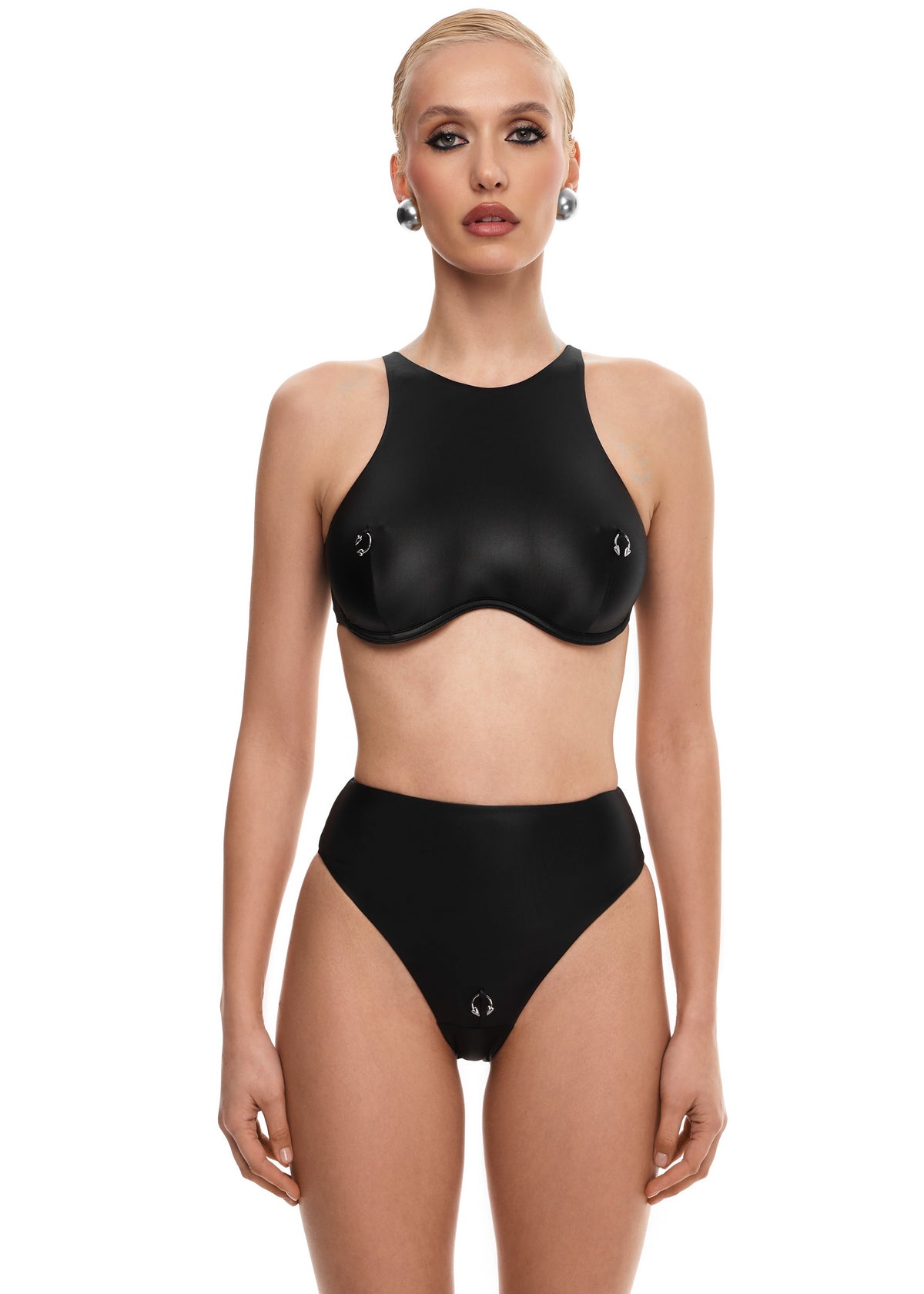Топ Holter Pirsing Laither Silver - фото 3
