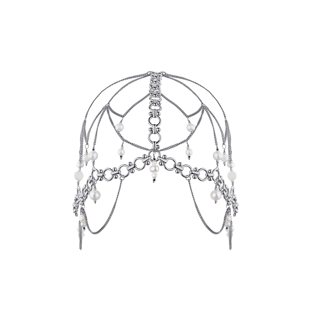 "KIRA" HAIR ACCESSORIES WITH PEARLS - фото 1