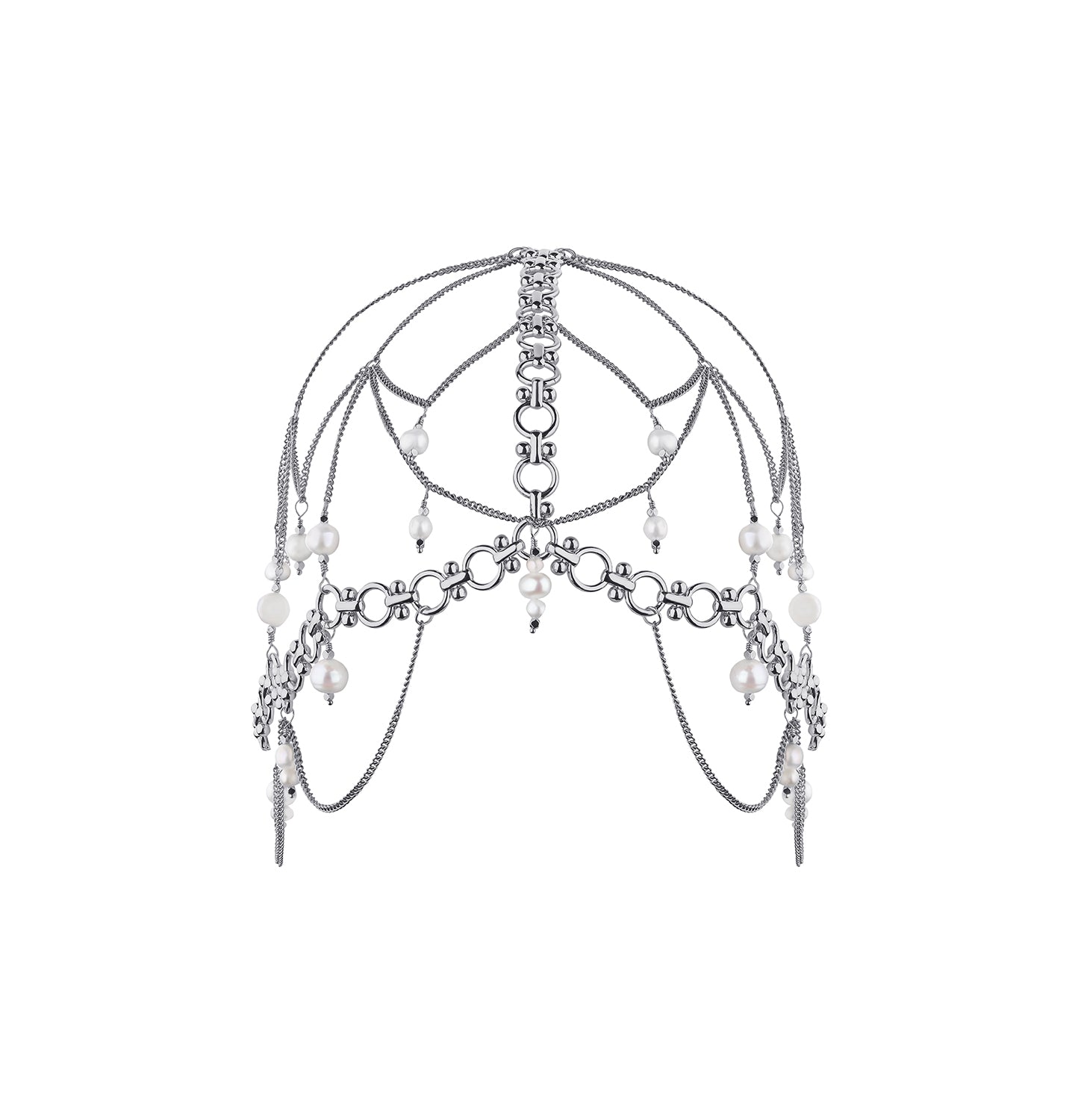 "KIRA" HAIR ACCESSORIES WITH PEARLS - фото 1