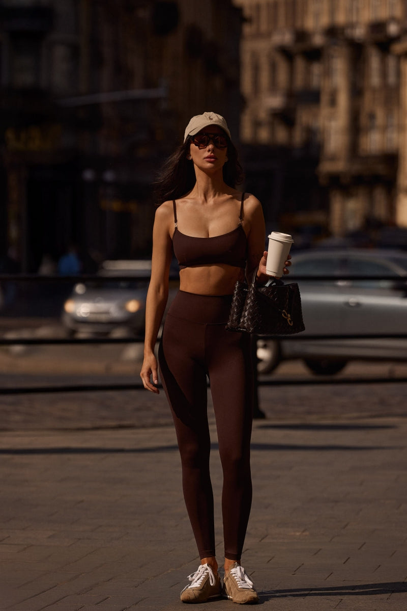 ULTIMATE SCOOP BRA - ESPRESSO