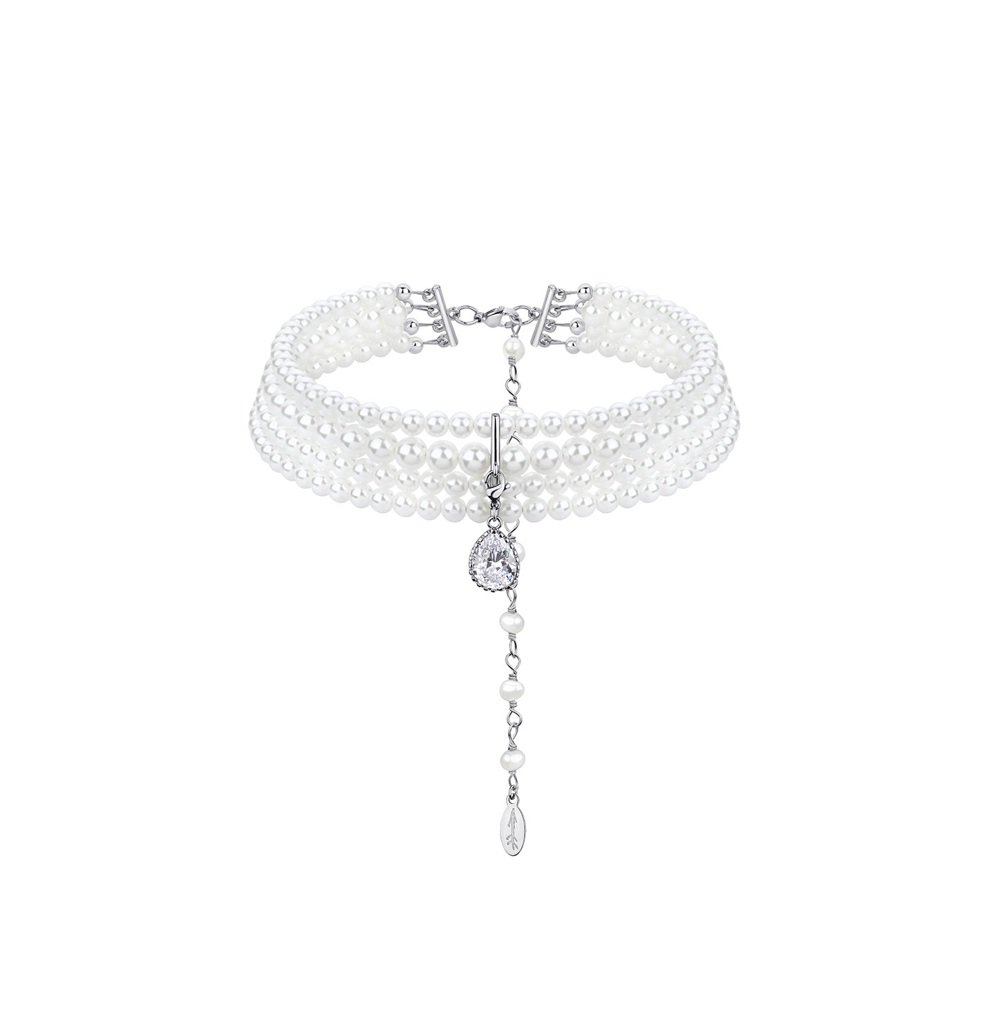 "PARIS" CERAMIC BEADS CHOKER WITH DROP PENDANT - фото 9