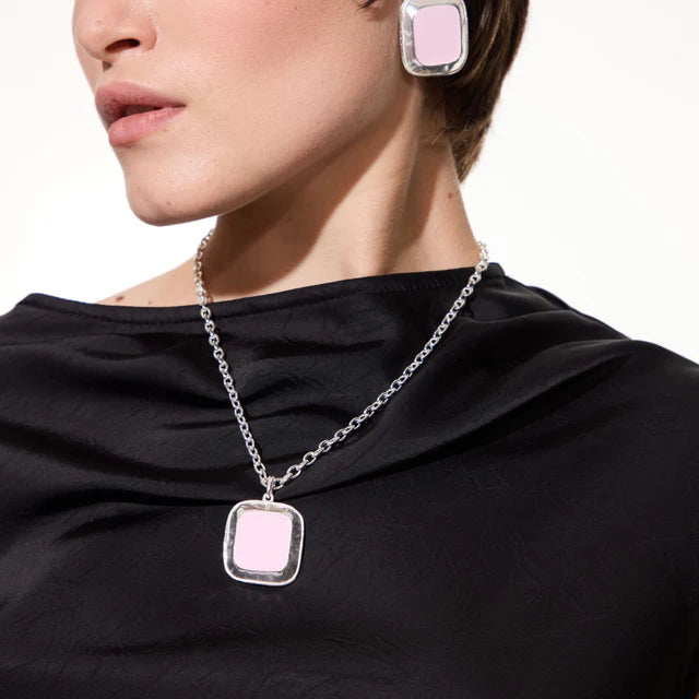Pink earrings