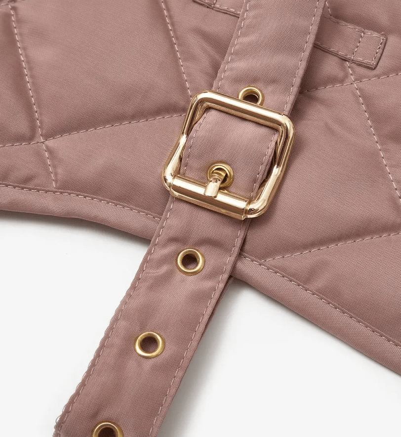 Попона CHOUCHOU водонепроникна стегана для собак какао