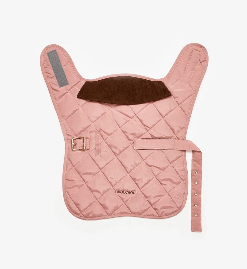 Попона CHOUCHOU водонепроникна стегана для собак рожева