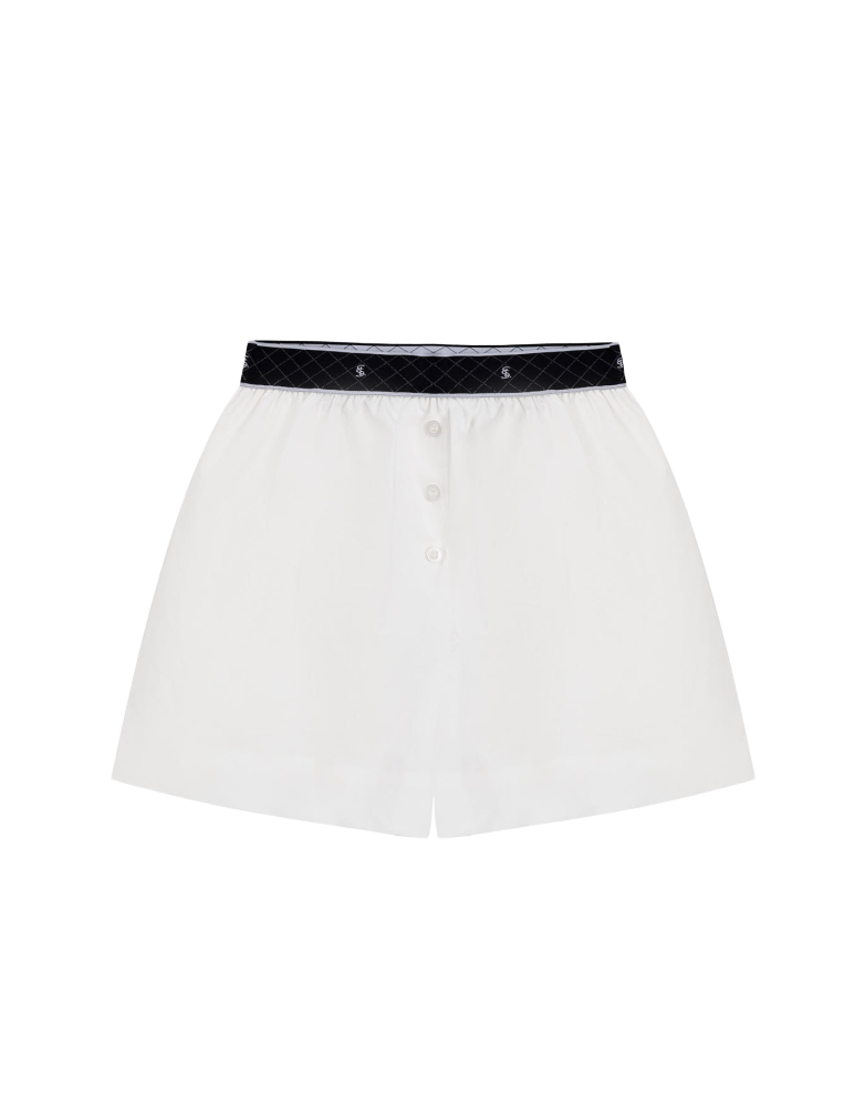 LOGO COTTON SHORTS