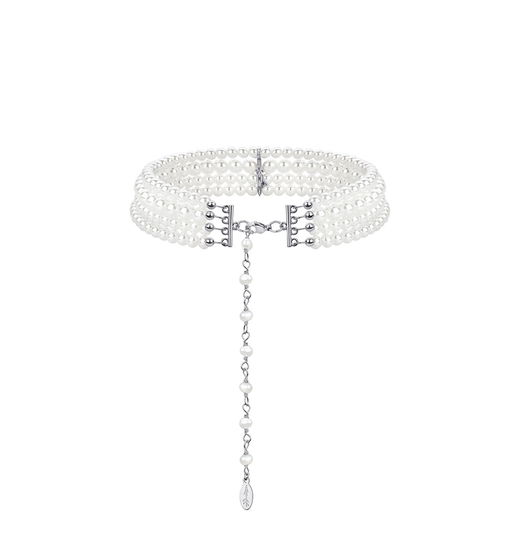 "PARIS" CERAMIC BEADS CHOKER WITH DROP PENDANT - фото 11
